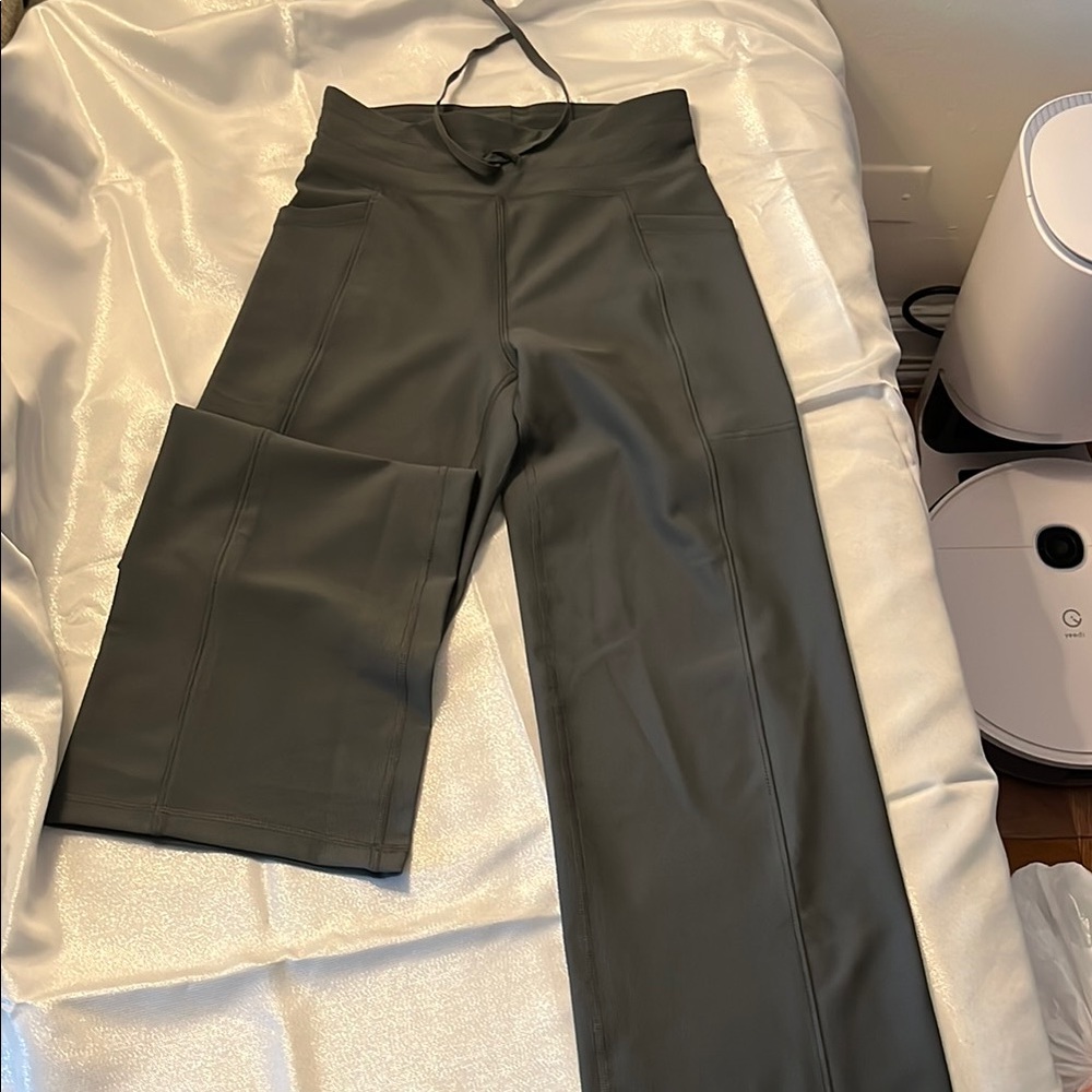 Women's gray High-Waisted leggings Pants